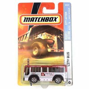 Matchbox Ready For Action Everett Transit City Bus City Action Die Cast 3" Long